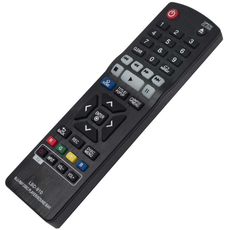 WINFLIKE New Remote LBD-910 for LG DVD Blu-ray Player BP735 BPM33 BPM331 BPM331N BPM53 BPM53N BPM54 BPM54N BPM55 BPM55N UBK90 BP330 BP530 BP135 BP300 BP340 B0540N BH5140S BP330 BP330N BP530 BP540 BP550 BP550N - Image 2